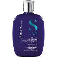 Alfaparf Semi Di Lino Brunette Anti-Orange Szampon neutralizujący do włosów brązowych 250ml