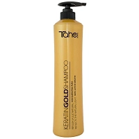 Tahe KERATIN GOLD SHAMPOO Szampon regenerujący z keratyną do włosów zniszczonych 1000ml